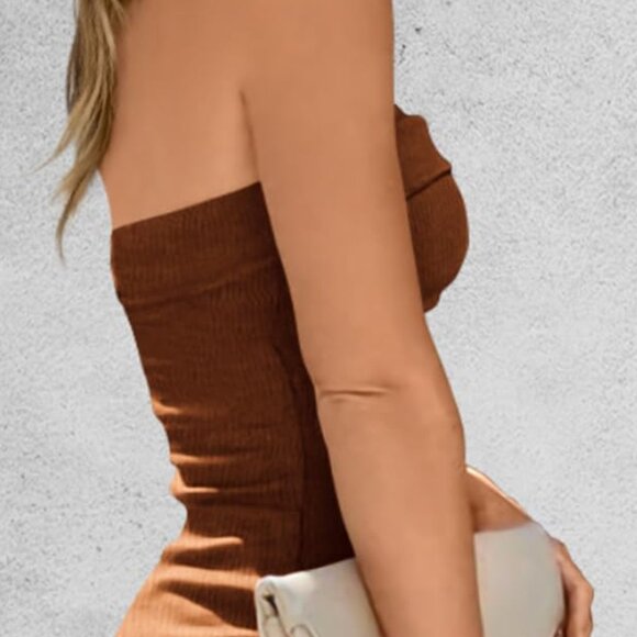 Slit Tube Midi Dress - Picture 11 of 12